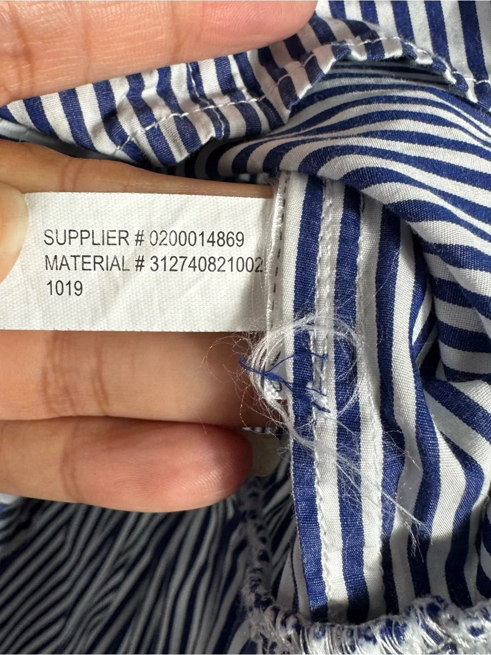 Polo Ralph Lauren Girls Striped Shirt Dress Navy White Size 5 Cotton